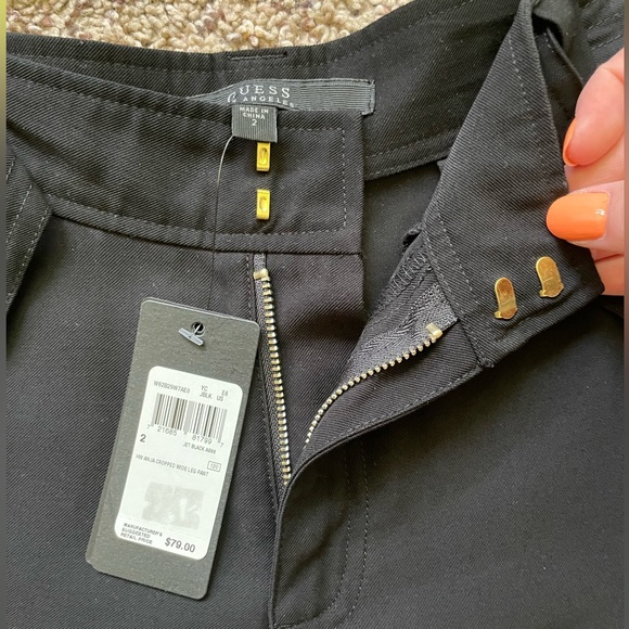 NWT Guess Anja Cropped Wide Leg pants - Picture 3 of 8